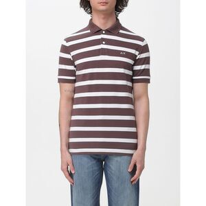 Sun68 Polo Shirt Men Brown